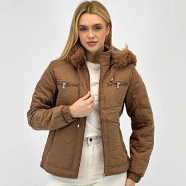 Imagem de Jaqueta Blue Rose Tecido com Capuz Feminina-Feminino