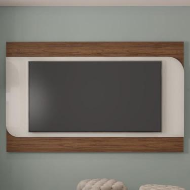 Imagem de Painel Tv 86 Pol 220cm Suspenso Reno Cedro/Off White A09 - Mpozenato, 