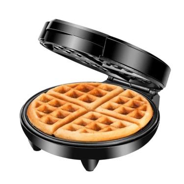 Imagem de Máquina de Waffle Mondial Pratic Waffle Antiaderente 1200W Preto/Inox 127V - GW-01