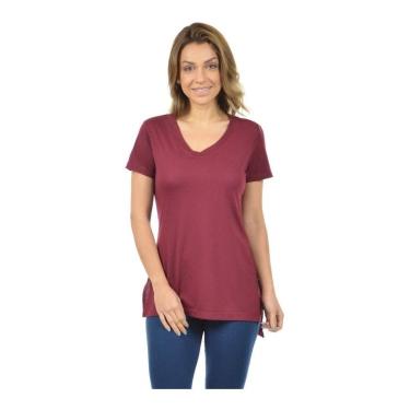 Imagem de Blusa Feminina Longa Mullet Gola V Longline Tj-Feminino