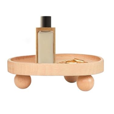 Imagem de Bandeja de exibição de joias – Bandeja de joias de , organizador de expositores, decoração de casa, para colar, brinco, anel, pulseira, feminino, quarto de menina, banheiro, cômoda, vaidade