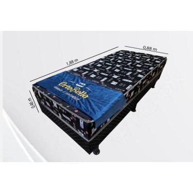 Imagem de Cama Conjugado Solteiro Black D23