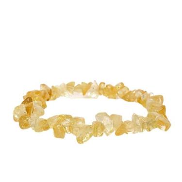 Imagem de Pulseira Natural Citrino Em Cascalho - Sucesso - EQUILIBRIO PEDRAS NAT