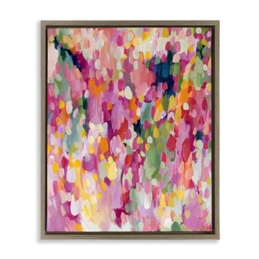 Imagem de Stupell Industries Design de parede em tela flutuante com moldura marrom Way You Make Me Feel por Amira Rahim, 78 x 63 cm