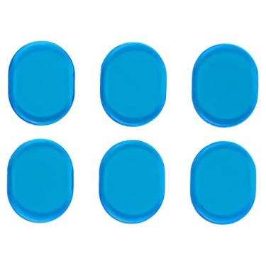 Imagem de Drum amortecedor Silicone Gel Pads 6 PCs reduzem os silenciadores de tambor de volume para a prática em casa e performances ao vivo (Azul)