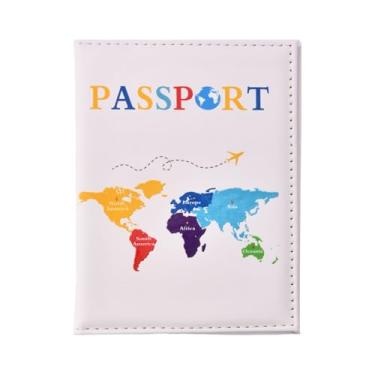Imagem de Porta-passaporte de viagem para ele, seu viajante, presentes de férias, impressão de mapa, capa de passaporte, carteira, porta-certidão de nascimento, acessórios essenciais de viagem, passaporte