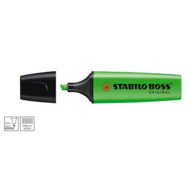 Imagem de Caneta Marca Texto Stabilo Boss Cor 33 Verde - Stabilo