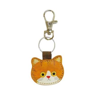 Imagem de Pingente De Chaveiro De Gato De Couro Kawaii, Acessórios De Decoração 