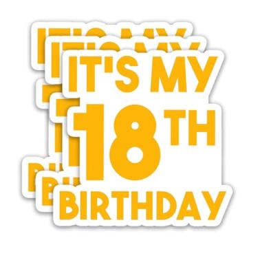 Imagem de Adesivos de aniversário de 18 anos 01 (It's My 18th Birthday)