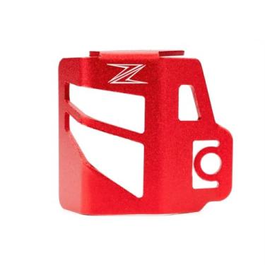 Imagem de MOWOK Adequado para Z900 Z500 Z400 Z800 Z750 Z900RS Z900SE Z 900 400 500 750 800 900rs 900se Acessórios de motocicleta Protetor de reservatório de fluido de freio traseiro protetor de tampa do copo de