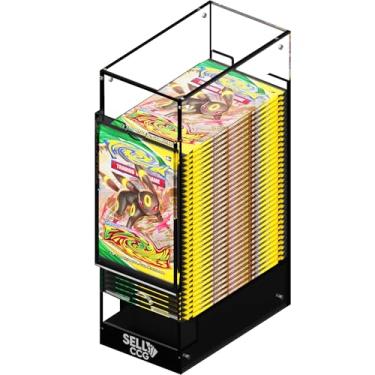 Imagem de SellCCG - Modular Acrylic Booster Pack Dispenser & Display - Holds 36-Pack Booster Box - Magnetic Connection - Space-Saving, Customizable Card Dispenser for Retail, Vending & Streaming