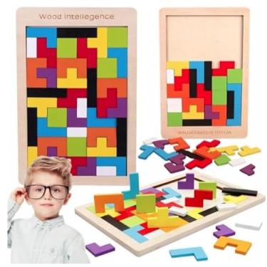 Imagem de Quebra-Cabeça 3D de Madeira – Infantil Educativo