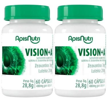 Imagem de Kit 2x Vision+A Luteína e Zeaxantina 60 Cápsulas - Apisnutri