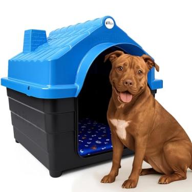 Imagem de Casa De Cachorro Plástica N7 Injetada Mecpet Cor:azul