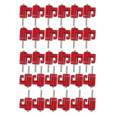 Imagem de 30 Pcs Mamilos Automáticos para Aves Mamilos de Frango Waterer Montagem Lateral Horizontal Bebedores de Frango de Água para Aves para Galinhas, Pato, Codorna (Prego Grosso)