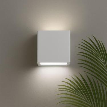 Imagem de Arandela Mini Slim Bivolt 2 Focos G9 Moderna P/Áreas Externas/Internas (Branco)