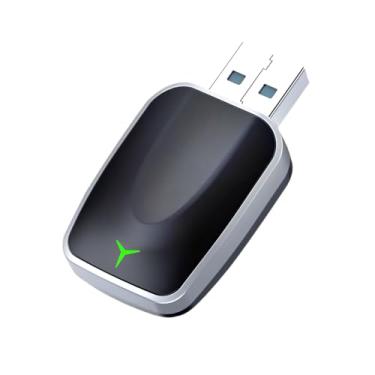 Imagem de Junboer Mini adaptador Carplay sem fio para iPhone - Adaptador sem fio Carplay Car Play, prata