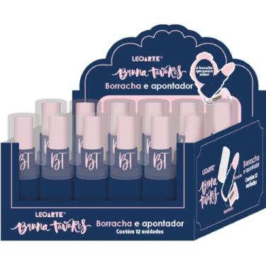 Imagem de Kit de Borrachas Coloridas, Leonora, Bruna Tavares, com Apontador Depósito, 24 Unidades