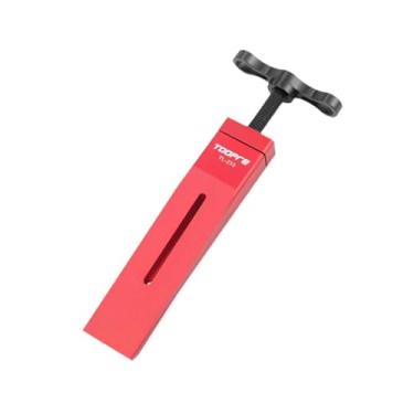 Imagem de harayaa Ferramenta de freio a disco para bicicleta, pinça de freio a disco hidráulica, ferramenta de prensa de pistão multifuncional profissional leve para, Vermelho