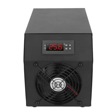 Imagem de Hilitand Hidropônico de Chiller de Aquário de Resfriamento de Tanques de Peixe 1/16 Galões 60L Com Tubos de água Bomba de Memória Função de Memória (Plugue UE 220V)