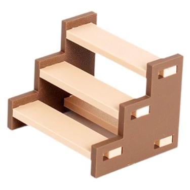 Imagem de Ｂｅｓｇａ Escada de escalada para hamsters faça você mesmo, brinquedo multifuncional, instalação rápida, resistente para gaiola de porquinhos-da-índia, 8cmx6.5cmx6cm