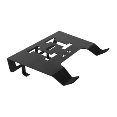 Imagem de UGPLM Suporte de bicicleta de parede para bicicleta, economiza espaço, profissional, prático acessório de armazenamento de bicicleta de parede para garagens, Preto