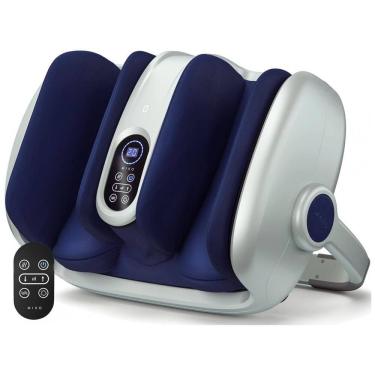 Imagem de Massageador Elétrico para Pés com 5 Configurações, Controle e Painel LED, MIKO, Azul e Prata