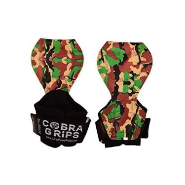 Imagem de Luvas de levantamento de peso modelo flexível Cobra Grips 2018, alças resistentes, ganchos alternativos para levantamento de peso, ideal para levantamento terra com suporte acolchoado para musculação