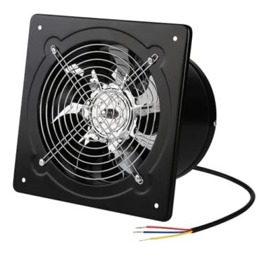 Imagem de AISINILALAO Ventilador de Extração de 4 Polegadas, Exaustor de Ar de 2800R/Min de Alta Velocidade, Potente para Casa de Banho, Cozinha, Janela de Ventilação ou Paredes,Black