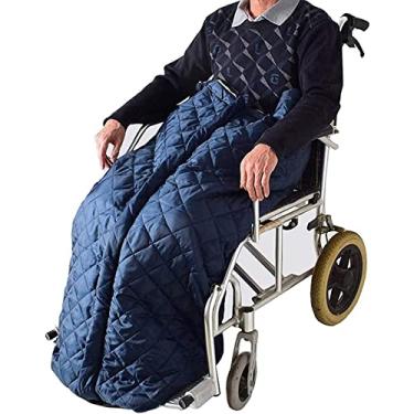 Imagem de Cadeira de rodas cobertor quente - Iversal forrado com lã Coveriversal Acessório para cadeira de rodas para parte inferior do corpo - pernas e pés