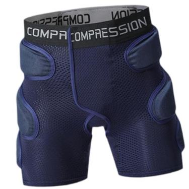 Imagem de Generic Calças acolchoadas, proteção para o cóccix, proteção contra impactos, para esportes ao ar livre, esqui, M