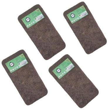 Imagem de Kit 04 Placas De Fibra De Coco Tutor Trepadeiras Orquídeas - Coquim