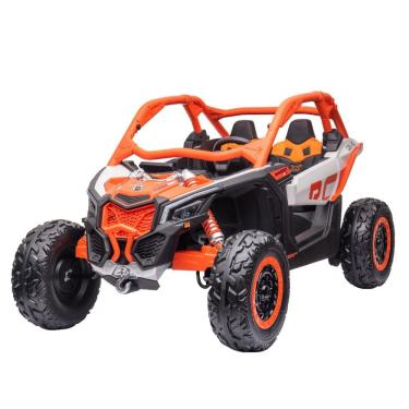 Imagem de Mini Utv Carro Can Am Maverick Elétrico 24V Infantil Jipe Buggy Led Som Usb Laranja Importway Bw238