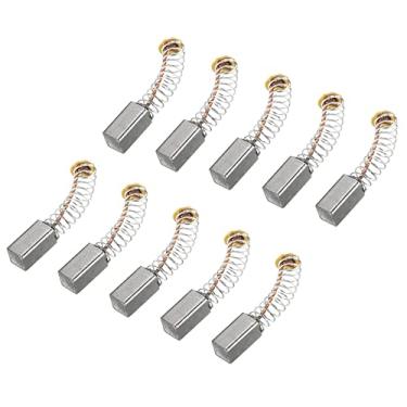 Imagem de Escovas de carbono 0,4 x 0,2 x 0,2 polegadas para motores elétricos, ferramenta elétrica, esmerilhadeira angular, serra de mesa, reparo de peças sobressalentes, pacote com 20