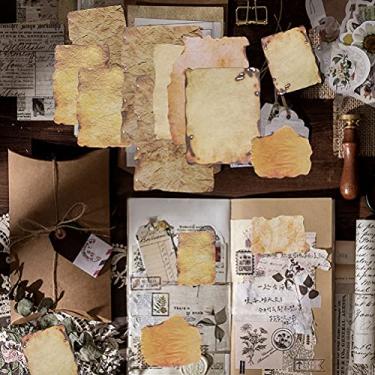 Imagem de 45 peças de adesivos vintage de papel para scrapbook, papel envelhecido decorativo, clássico, antigo, retrô, adesivo autoaeso, para scrapbook, projetos, agenda, artesanato, 45 peças