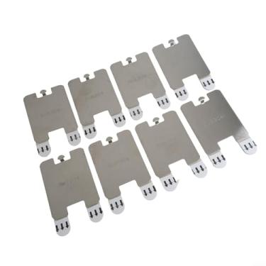 Imagem de Porta-retratos de aço inoxidável, pregos para pendurar molduras na parede, pregos sem vestígios, pacote com 8 - visor de fotos com marcação adesiva para mesa