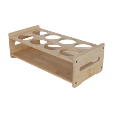 Imagem de Fenteer Suporte para garrafas de óleo, suporte de armazenamento, prateleira multifuncional para dispensador de óleo, 4 furos para escritório, mesa, despensa,