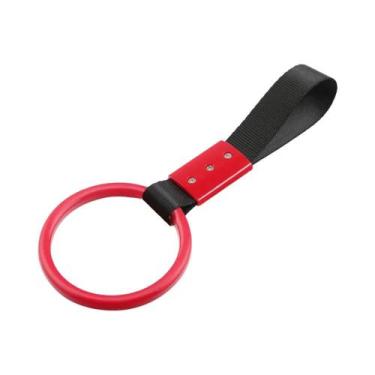 Imagem de Cinta De Reboque Floral JDM RACING Para Carro Com Anel De Mão, Acessór