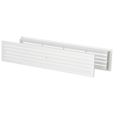 Imagem de Steinberg14 Tampa de ventilação de porta - Grade de porta de dois lados - Grelha de ventilação de plástico - Aberturas de porta para portas internas - Ventilação de porta - Grelha de ventilação de