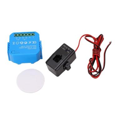 Imagem de Fafeicy Medidor de Eletricidade Com Braçadeira Monofásica Monitor de Energia Inteligente WiFi Com Rastreamento de Consumo de Energia Em Tempo Real para Uso Rede Solar Fotovoltaica