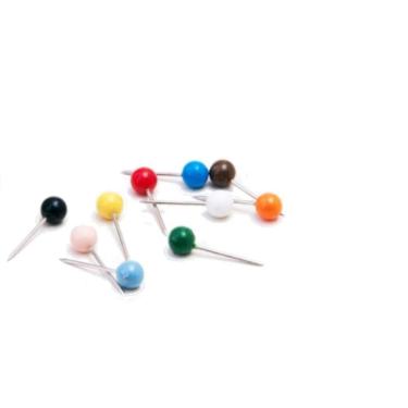 Imagem de Alfinete Para Mapas Sortidos Com 50 Unidaddes - 4101-2 - Bacchi Alfinete P-mapas Sortidos C-50unid.bacch 4101-2