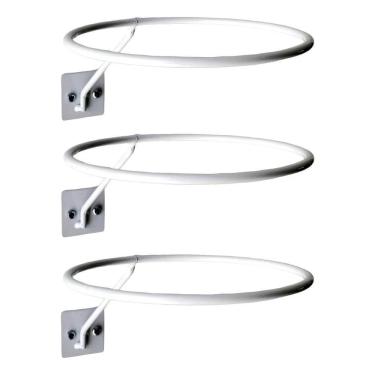 Imagem de Bravo Esportes Kit 3 Suportes De Parede Para Bola De Futebol