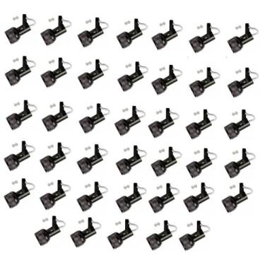 Imagem de Kit 40 Spot Trilho Perfilado Eletro calha Par20 Bulbo OL1 - Hiperlight