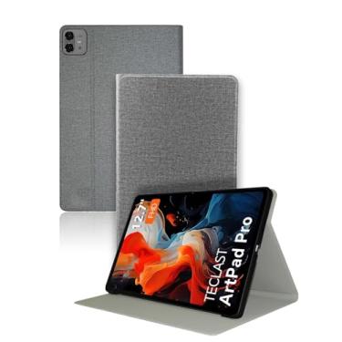 Imagem de Capa para tablet TECLAST ArtPadPro de 12,7 polegadas, capa de proteção para tablet NOUKAJU Tablet, suporte dobrável, ajuste de ângulo, capa de proteção para TECLAST ArtPad Pro (cinza)