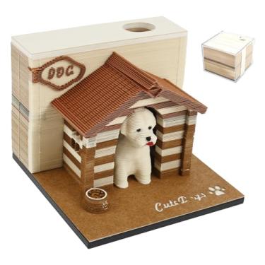 Imagem de Calendário Time Piece 2026, calendário 3D removível 2026 com revestimento protetor de acrílico, notas adesivas 3D decorativas para decoração de casa de inauguração de casa, escritório, casa (cabana