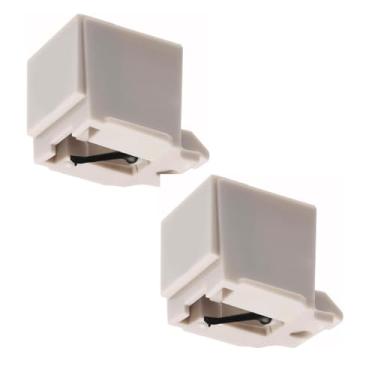 Imagem de Caneta de substituição para toca-discos (branca (pacote com 2))