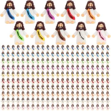 Imagem de HSDJLXZ 220 Pack Little Jesus Figurines in Bulk, Pocket Jesus Loves You, Jesus Small Figures, Little Tiny Jesus Figures for Church Christmas Party Favors Baptism Gifts(Medium)