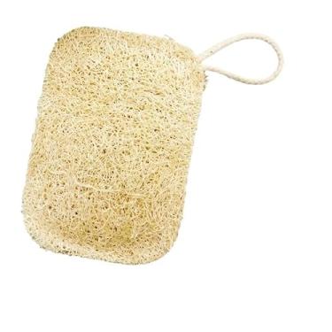 Imagem de 1 esponja de bucha natural para pratos, 100% à base de plantas e compostável, esponja de cozinha ecológica para limpeza de resíduos zero, resistente à gordura e suave em utensílios de cozinha