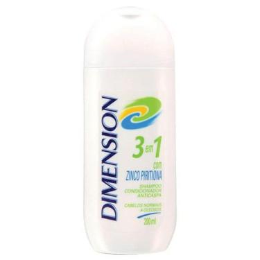 Imagem de Shampoo dimension 3 em 1 com zinco piritona 200ml - unilever