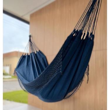 Imagem de Rede de Descanso, Macia Ao Toque, Mas Resistente, Adequada Para Salas de Estar, Varandas, Jardins e PáTios.(AZUL)